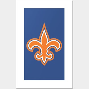 New York Saints - Fleur-de-lis Posters and Art